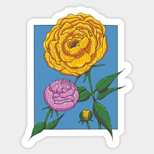 Peonie Sticker